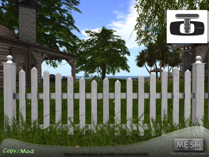 Fence with Wood & Colour Hud