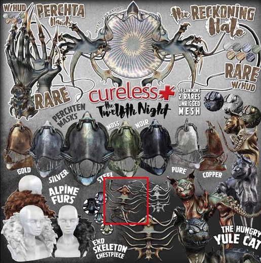 CURELESS [+] The Twelfth Night / Exoskeleton / COPPER