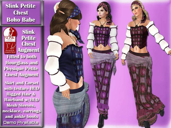 Slink Petite Chest Augment Boho Babe Complete outfit