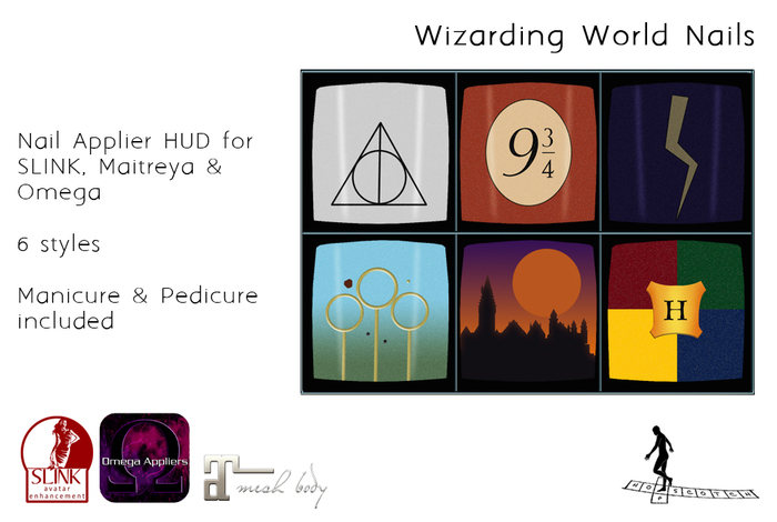 *~*HopScotch*~* Wizarding World Nails