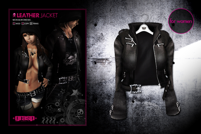 +grasp+/Leather Jacket/Womens