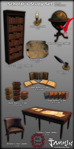 Bibi Gacha-ADD-[Jammin] Scholar's Globe RARE