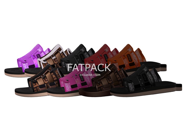 Blupr/nt - "Bandana" Slides  (Fatpack)