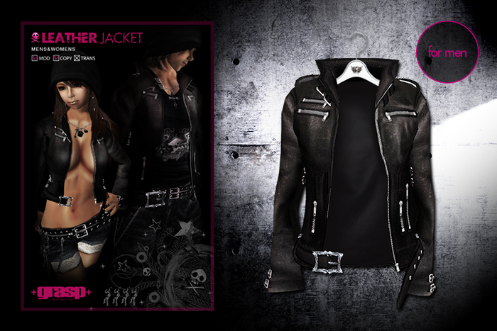 +grasp+/Leather Jacket/Mens