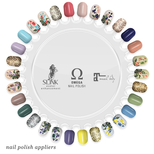 alaskametro<3 "Spring Fling" nail art appliers | Appliers: Slink/Omega/Maitreya