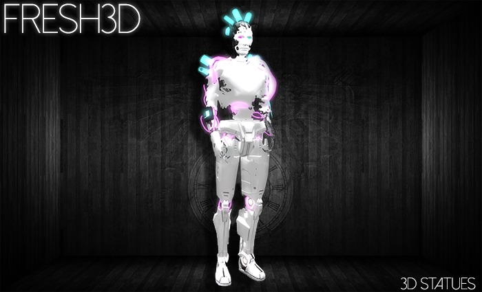Fresh3D Robot Man STATUE