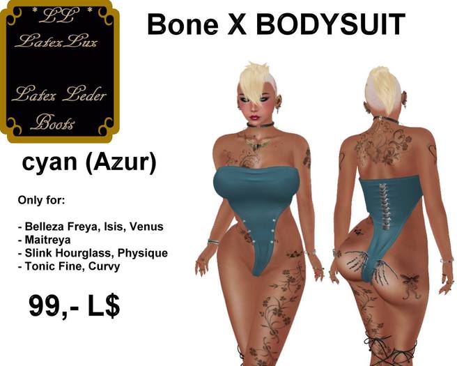 Bone X BODYSUIT_Azur