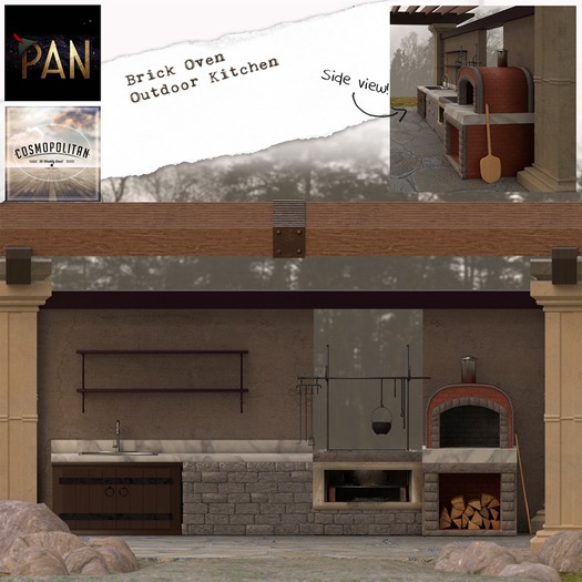 *PAN* Brick Oven Outdoor Kitchen