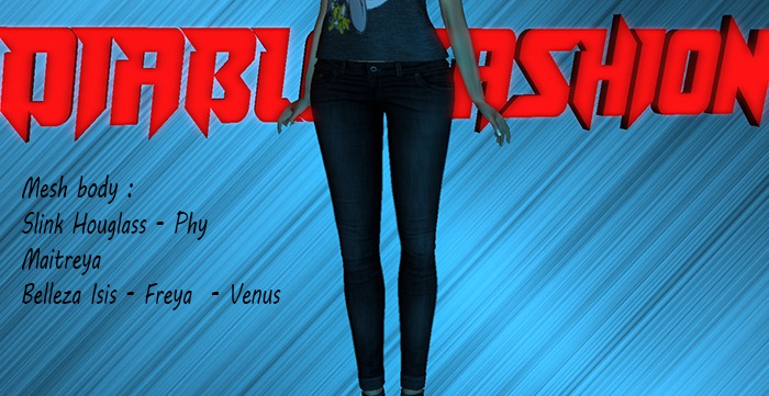 Diablo fashion Skinny jeans Black 