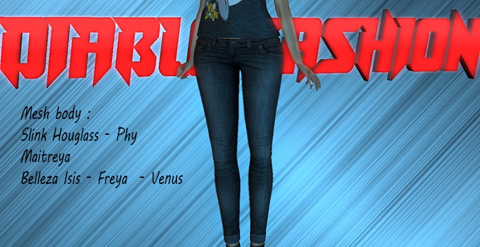 Diablo fashion Skinny jeans Grey