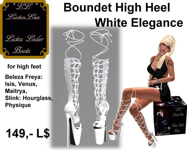 Boundet High Heel White Elegance