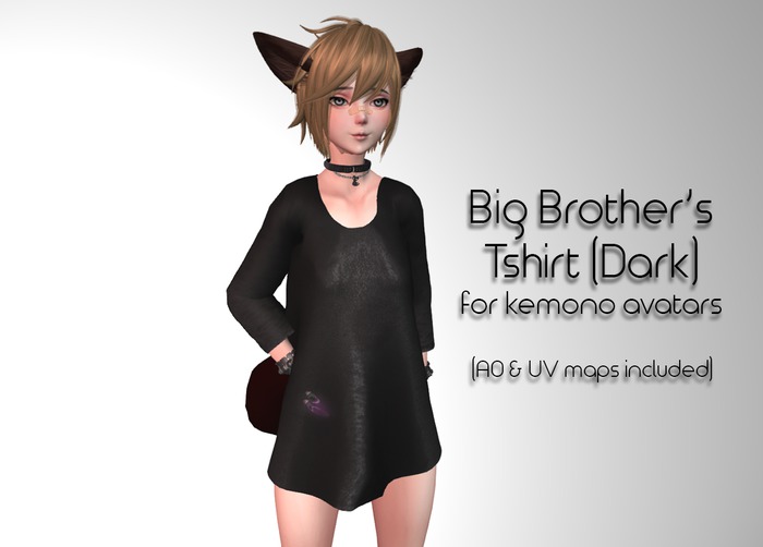 LMF Kemono Big Brother's Tshirt (Dark)