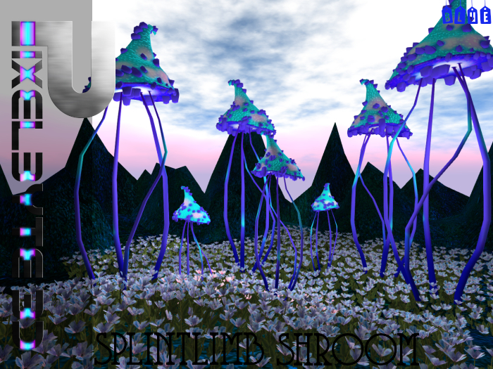 PixelByte3D- Splintlimb Shroom (blue)