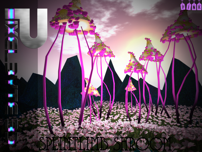 PixelByte3D- Splintlimb Shroom (pink)