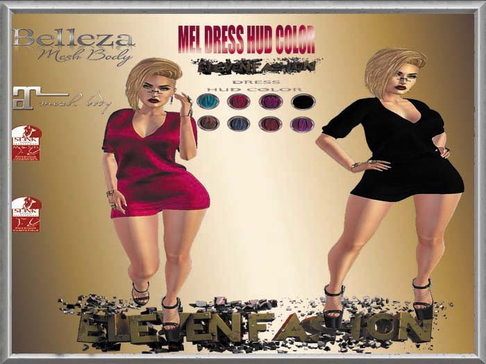 MEL DRESS HUD COLOR