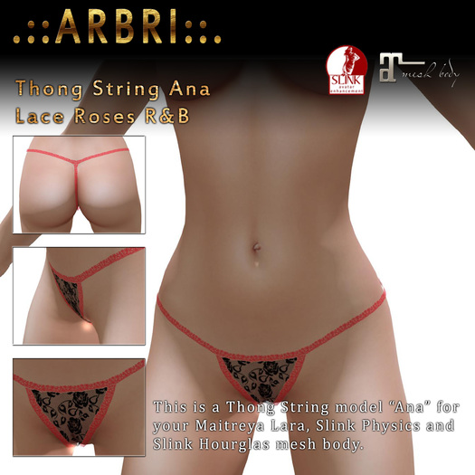 .::Arbri::. Thong Ana - Laced Roses R&B