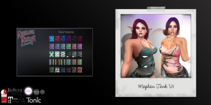 ~Rebellious Rose~ Meghan Tank V1 (Add Me)