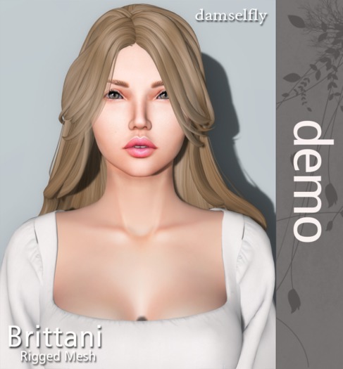 *~*DEMO*~*Damselfly*~*Brittani Rigged Mesh
