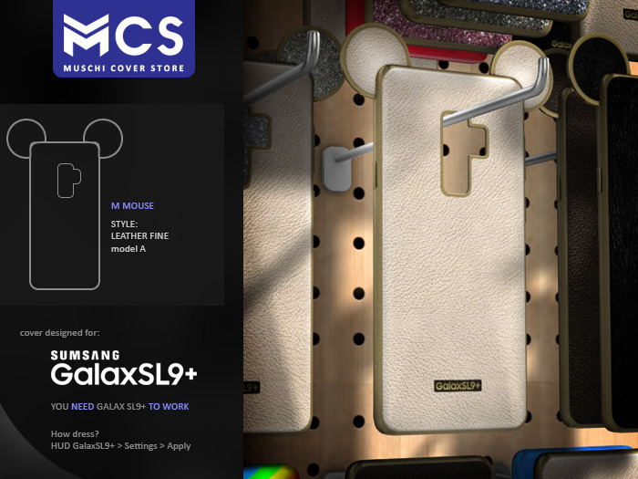 MMouse [Leather 1] Case for SL9+