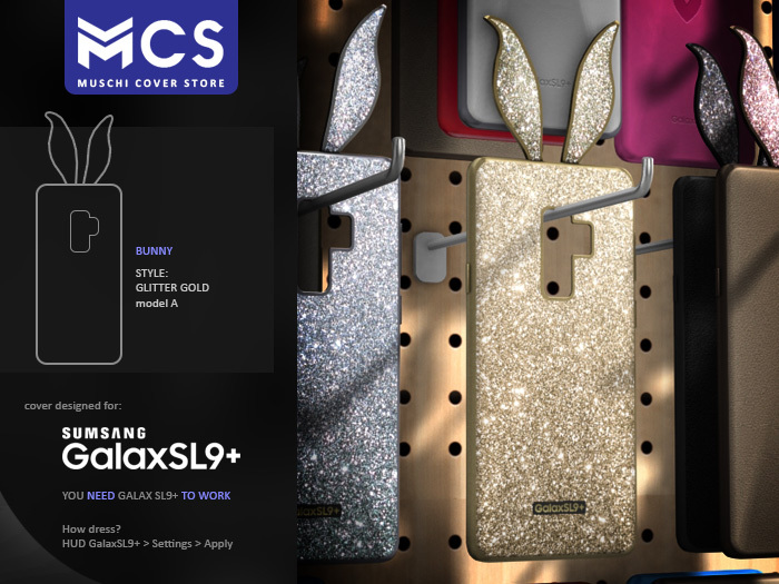 Bunny [Glitter2] Case for SL9+