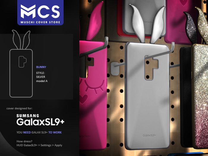 Bunny [Silver] Cover for SL9+