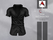 //Ascend// Jorge Shirt - Black [ADD ME]