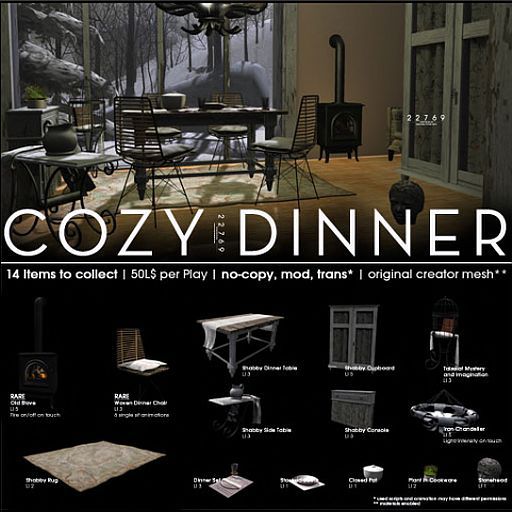 22769 ~ [bauwerk] Shabby Side Table - COMMON