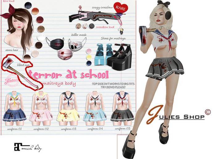 *Tentacio* Terror at school blood axe