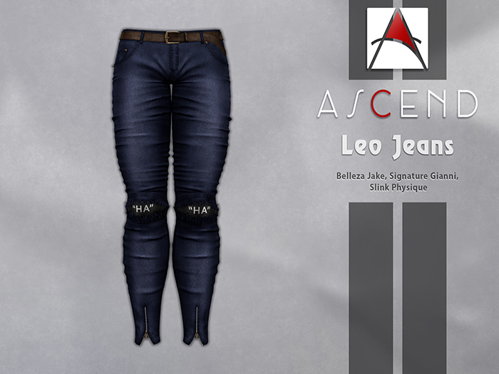 ///Ascend// Leo Jeans - Plain Navy
