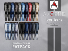 ///Ascend// Leo Jeans - Faded/Ombre Fatpack [ADD ME]