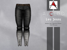 ///Ascend// Leo Jeans - Ombre Black [ADD ME]