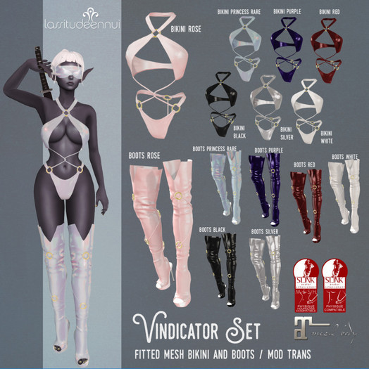 lassitude & ennui Vindicator boots  rose Maitreya