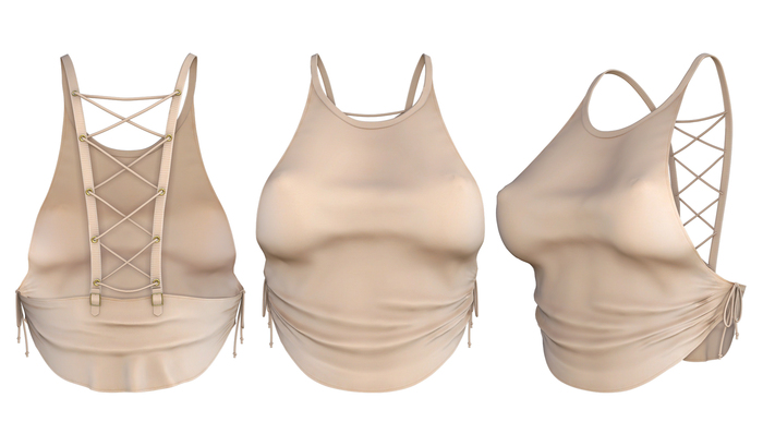 adorsy - Natalia Top Beige - Maitreya