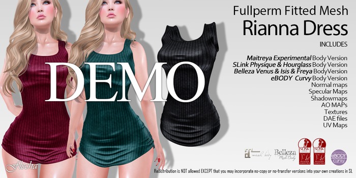 FLECHA Riana Fitted dress DEMO