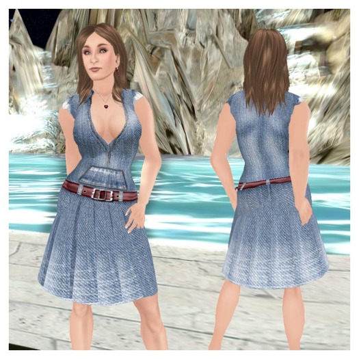 *VLC* Denim Dress