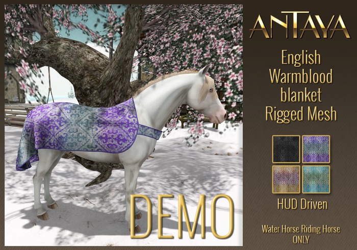:: ANTAYA :: WHRH English Warmblood blanket DEMO