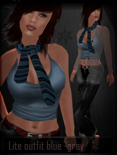 "Lite" outfit blue ::DEFIANCE::
