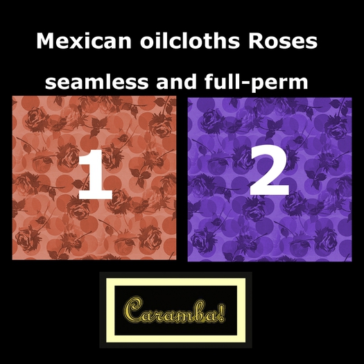 Mexican Oilcloths Roses
