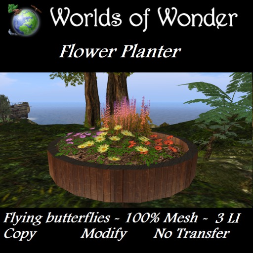 WoW Mesh Flower Planter