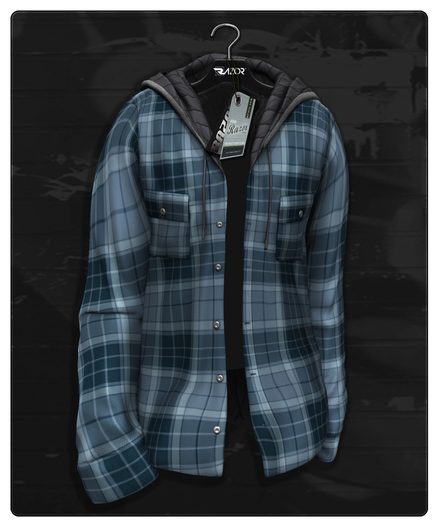 Razor/// Fugitive Flannel - Blue