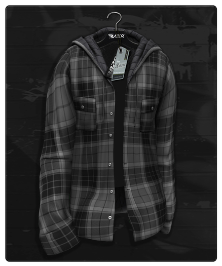 Razor/// Fugitive Flannel - Black