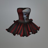 Gothic Clown Slink Dress box