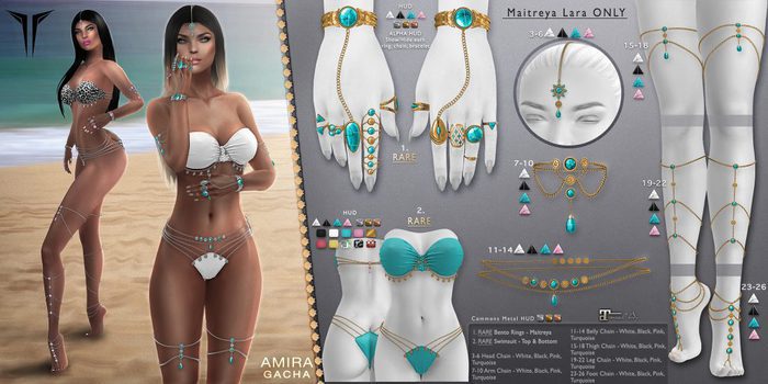 **RE** Amira Feet Bracelets Pink - Common Maitreya