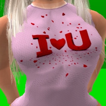 Pink "I Love You" Shirt