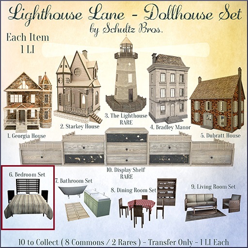 [Schultz Bros.] 06. Lighthouse Lane - Bedroom Set (Box)