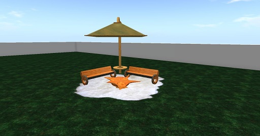 PATIO SET RUSTIC WOOD