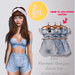 Marketplace vendor spring set blue