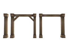 [SCHYLO]Sculpted Miner Pillars SET#1 FULLPERM (boxed)