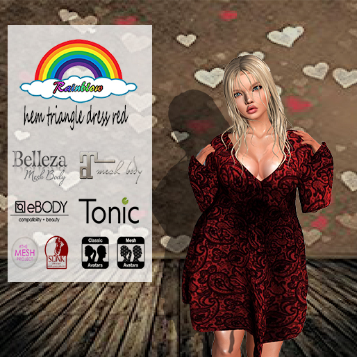 hem triangle dress red   (WEAR)