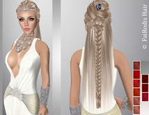 FaiRodis Delis flexi hair light reds+pearl diadem  DEMO pack 